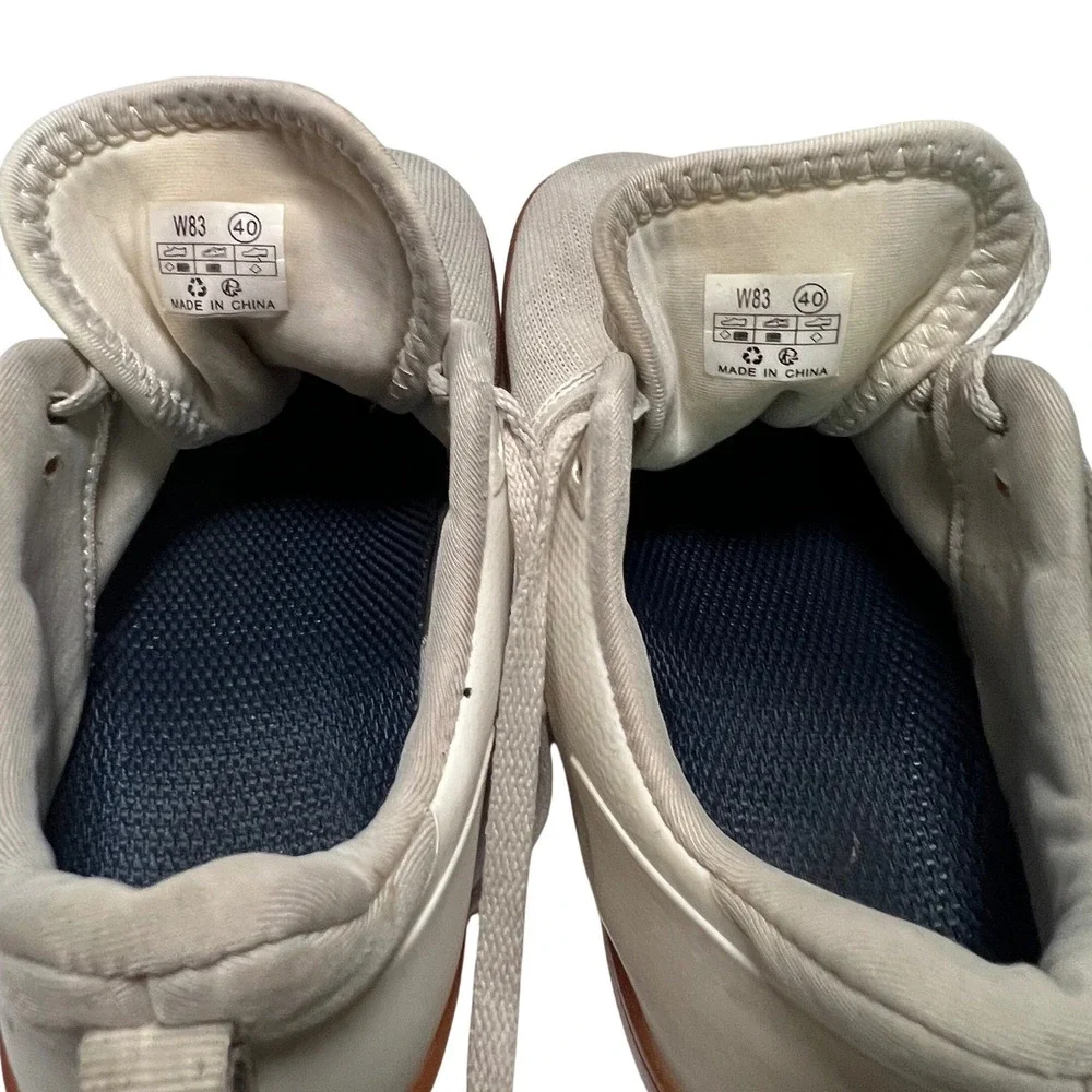 Joomra Minimalist Barefoot Shoes Womens 40 Gray Cream Zero Drop Wide Toe Box